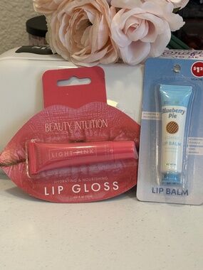 Beauty Intuition Lip Gloss and Lip Balm Set
